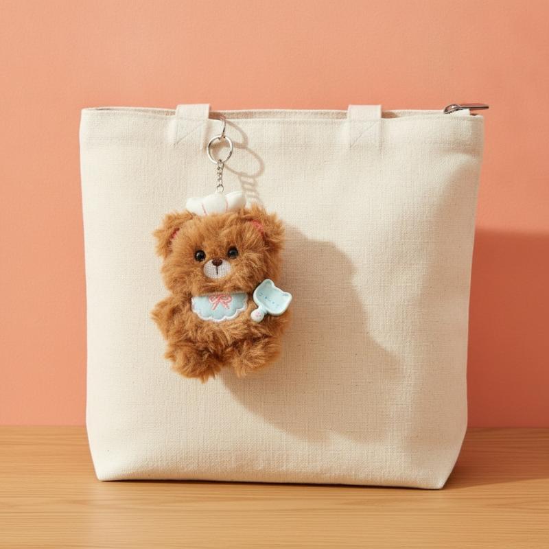 Laptop Accessories Women - 1Pcs 부드러운 플러시 셰프 베어 키