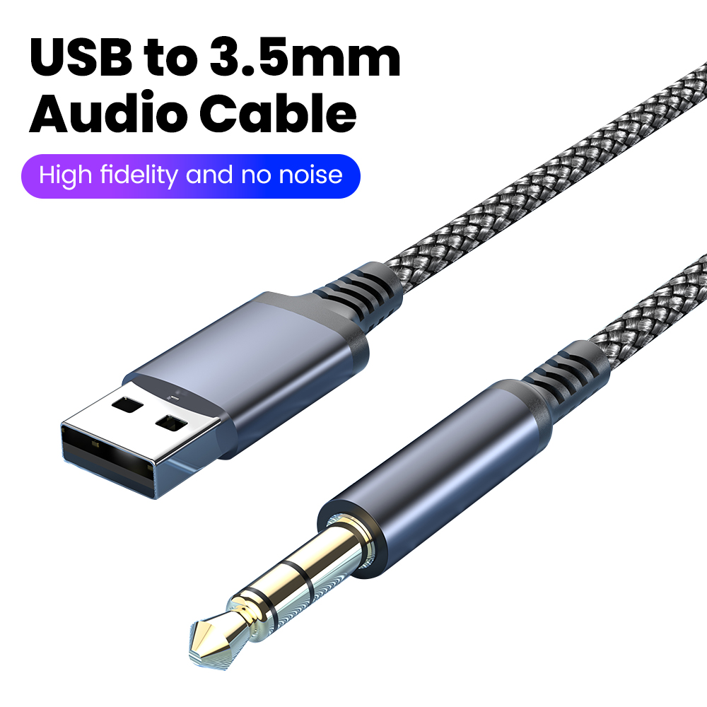Laptop Accessories Headphones - Usb A 3.5mm 잭 남성-남성 Aux