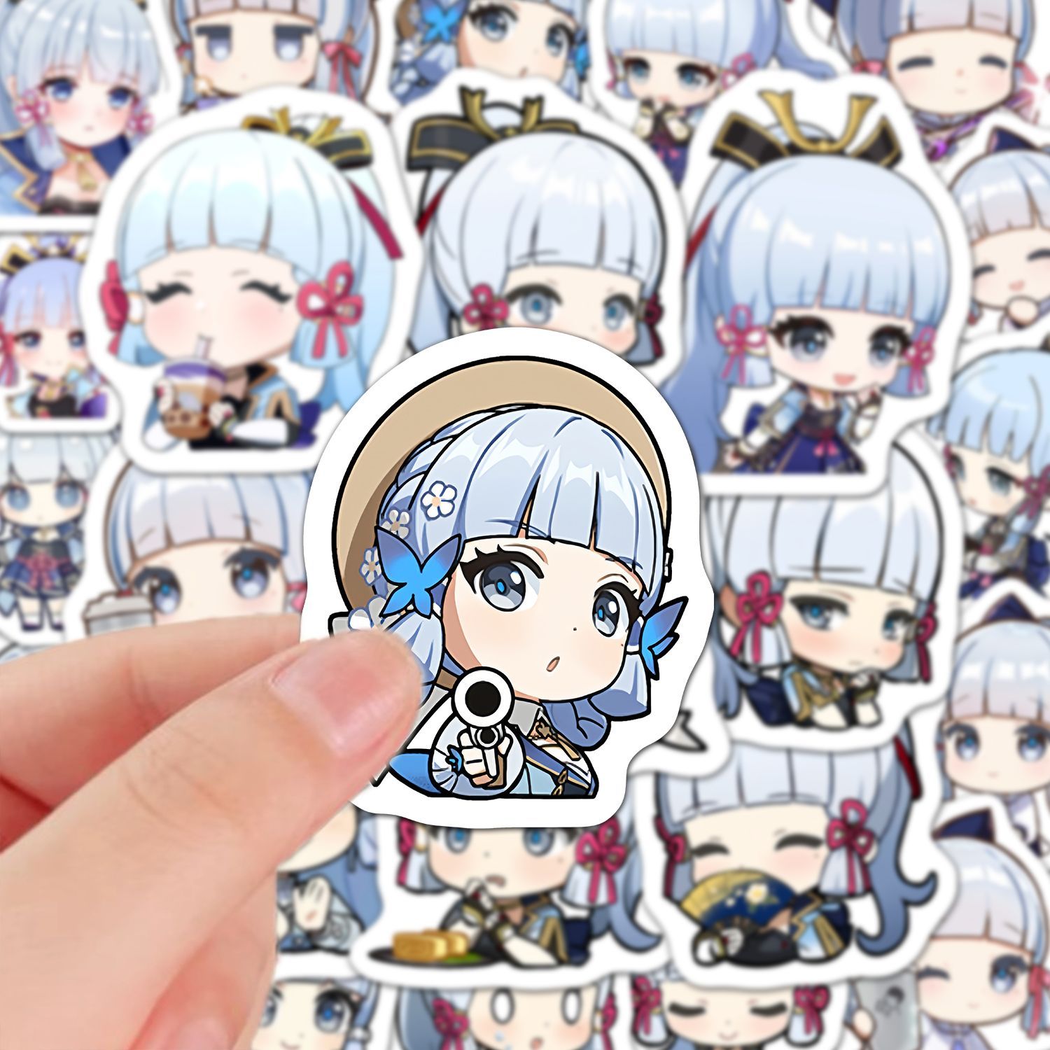 Laptop Accessories Stickers - 카미사토 아야카 60개입 원신 임팩트 애니메이션