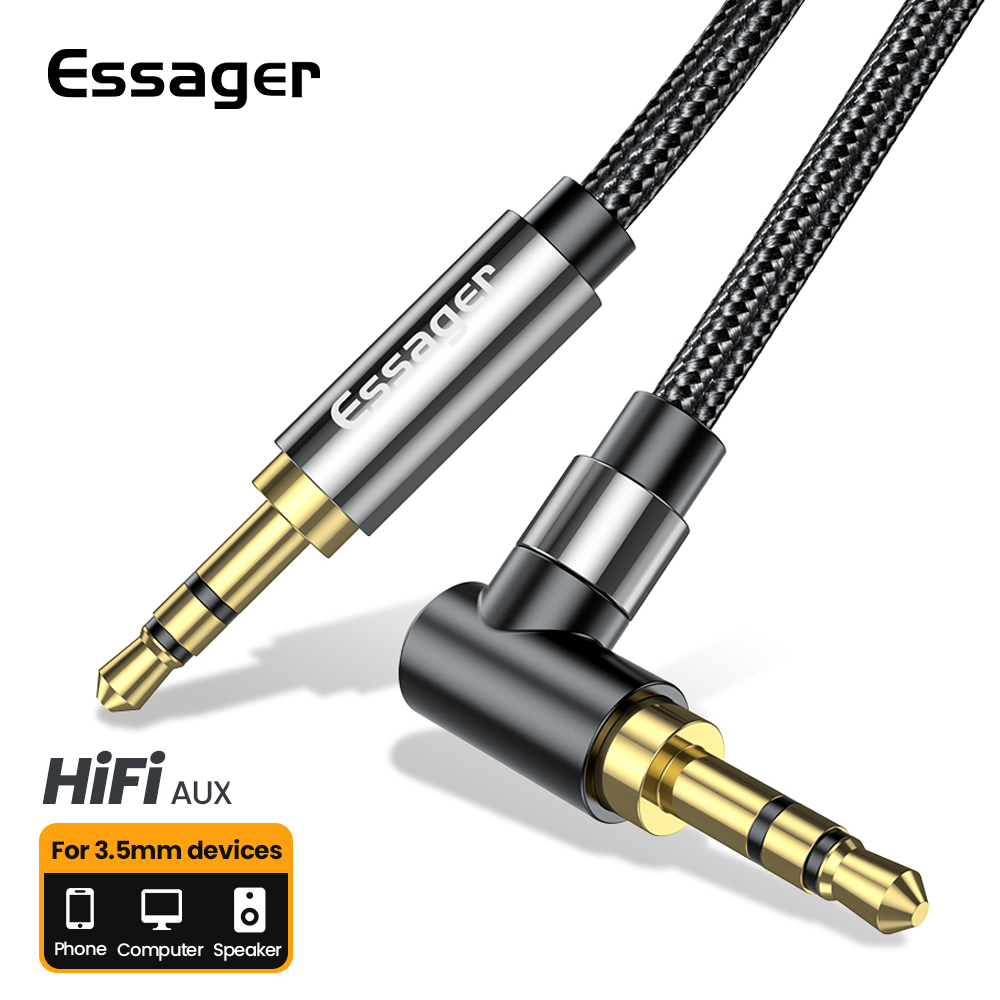 Laptop Accessories Headphones - Essager Aux 연장 케이블 3.5mm 잭