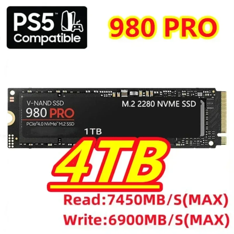 External Nvme Ssd - 980Pro M.2 2280 NVMe PCIe Gen4.0