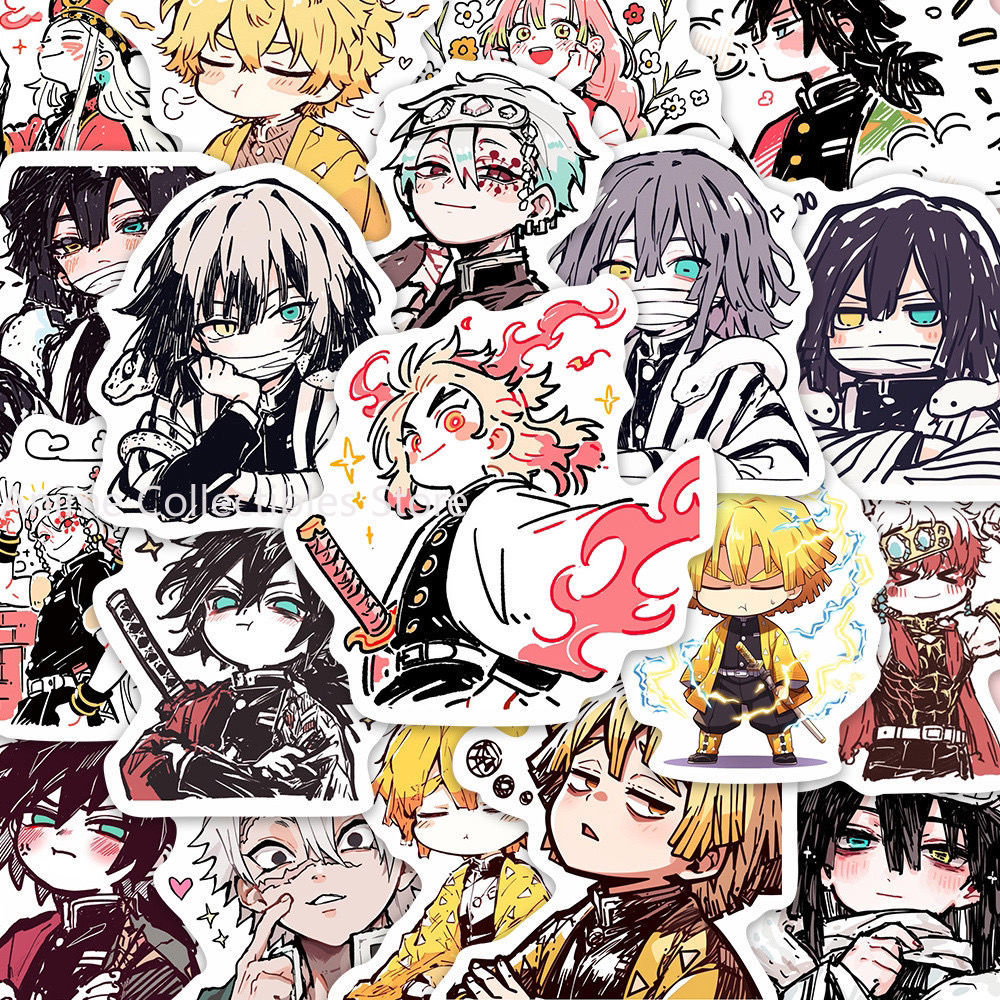 Laptop Accessories Stickers - 55개입 귀멸의 칼날 카마도 탄지로 애니메이션