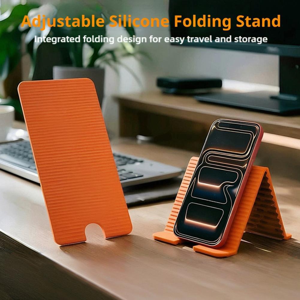 Laptop Office Accessories - 유연한 접이식 실리콘 휴대폰 거치대 (아이폰,