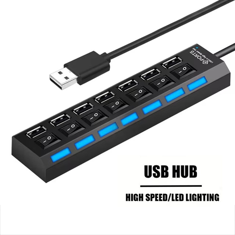 Laptop Office Accessories - 노트북 컴퓨터 액세서리용 7 포트 USB