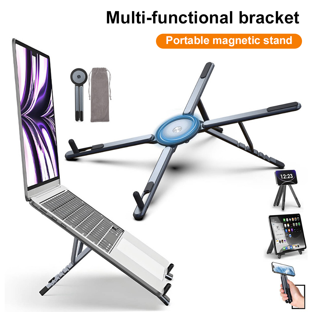 Laptop Office Accessories - 휴대용 자석식 휴대폰 거치대 & 셀카봉