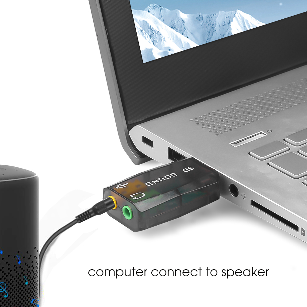 미니 외부 Usb 3.5mm 마이크 헤드폰 잭 스테레오 - Laptop Accessories Headphones 리뷰 및 가격