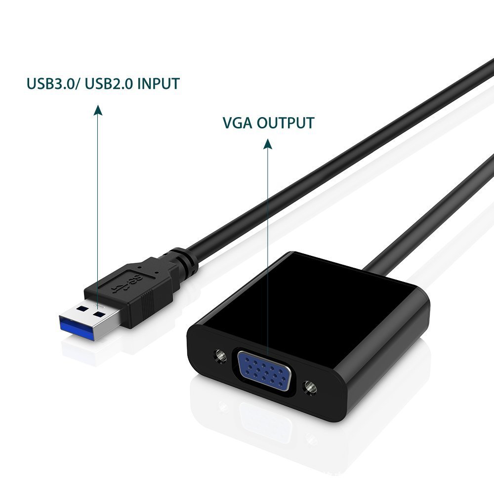 USB 3.0-VGA 어댑터 멀티 디스플레이 FHD 비 - Laptop Accessories Distributor 리뷰 및 가격