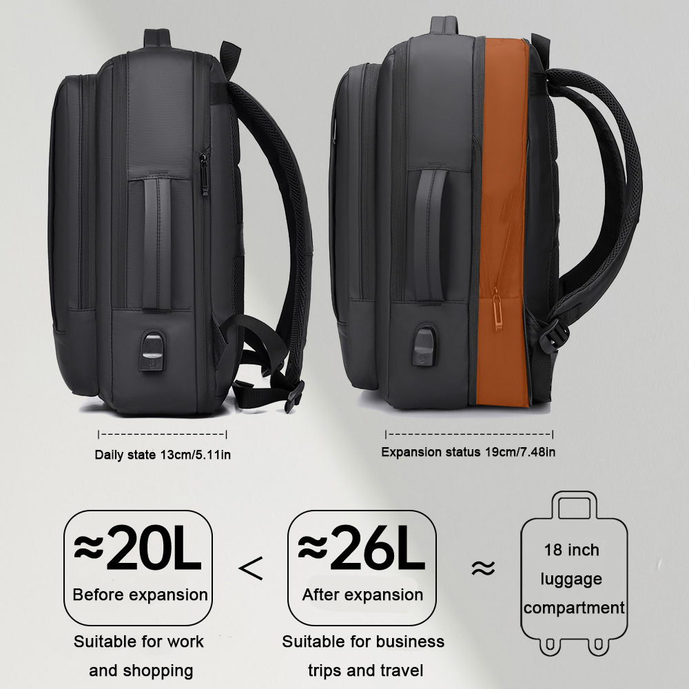 남성과 여성 모두를 위한 새로운 대용량 확장형 여행용  - Laptop Accessories Women 리뷰 및 가격