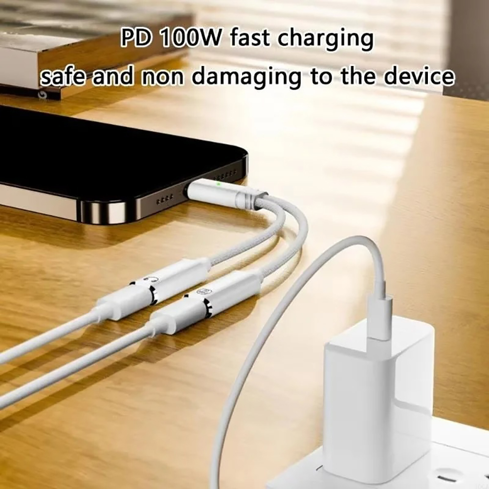 USB C 분배기 2 in 1 헤드폰 잭 오디오 변환기 - Laptop Accessories Headphones 리뷰 및 가격