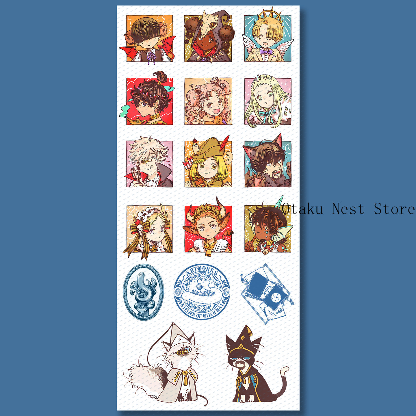 애니메이션 마녀 모자 아틀리에 코코 키프레이 아고트 올 - Laptop Accessories Stickers 리뷰 및 가격