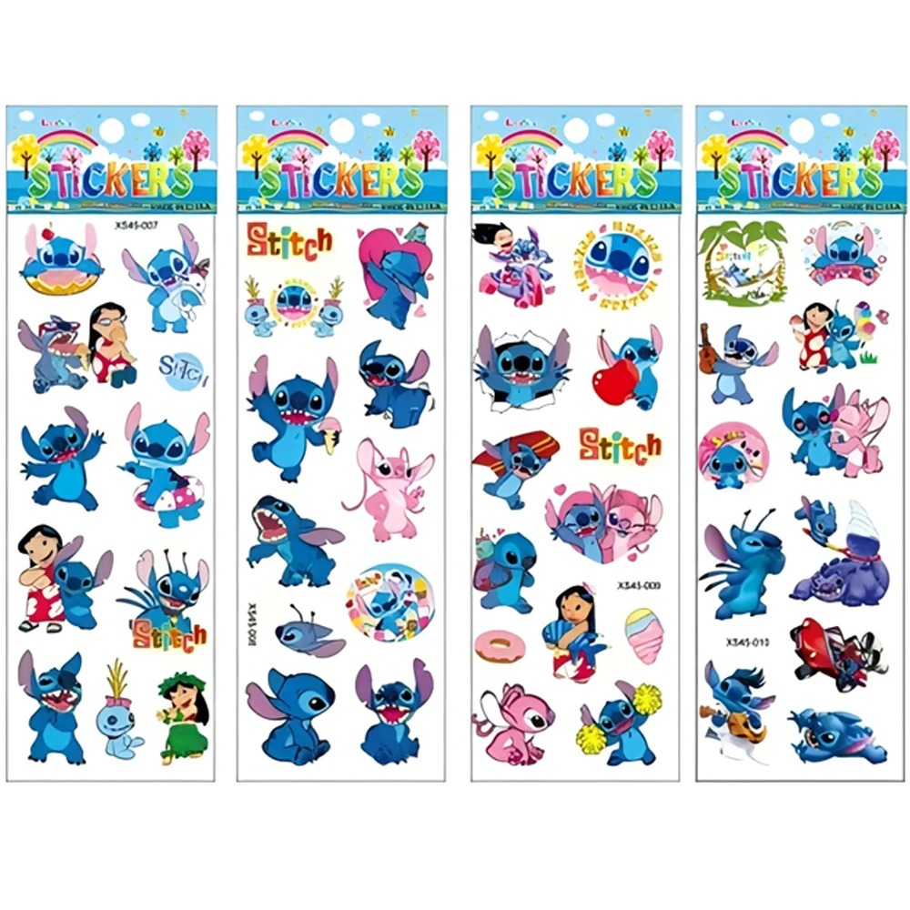 48 시트 귀여운 디즈니 릴로 스티치 스티커 핸드 아카 - Laptop Accessories Stickers 리뷰 및 가격