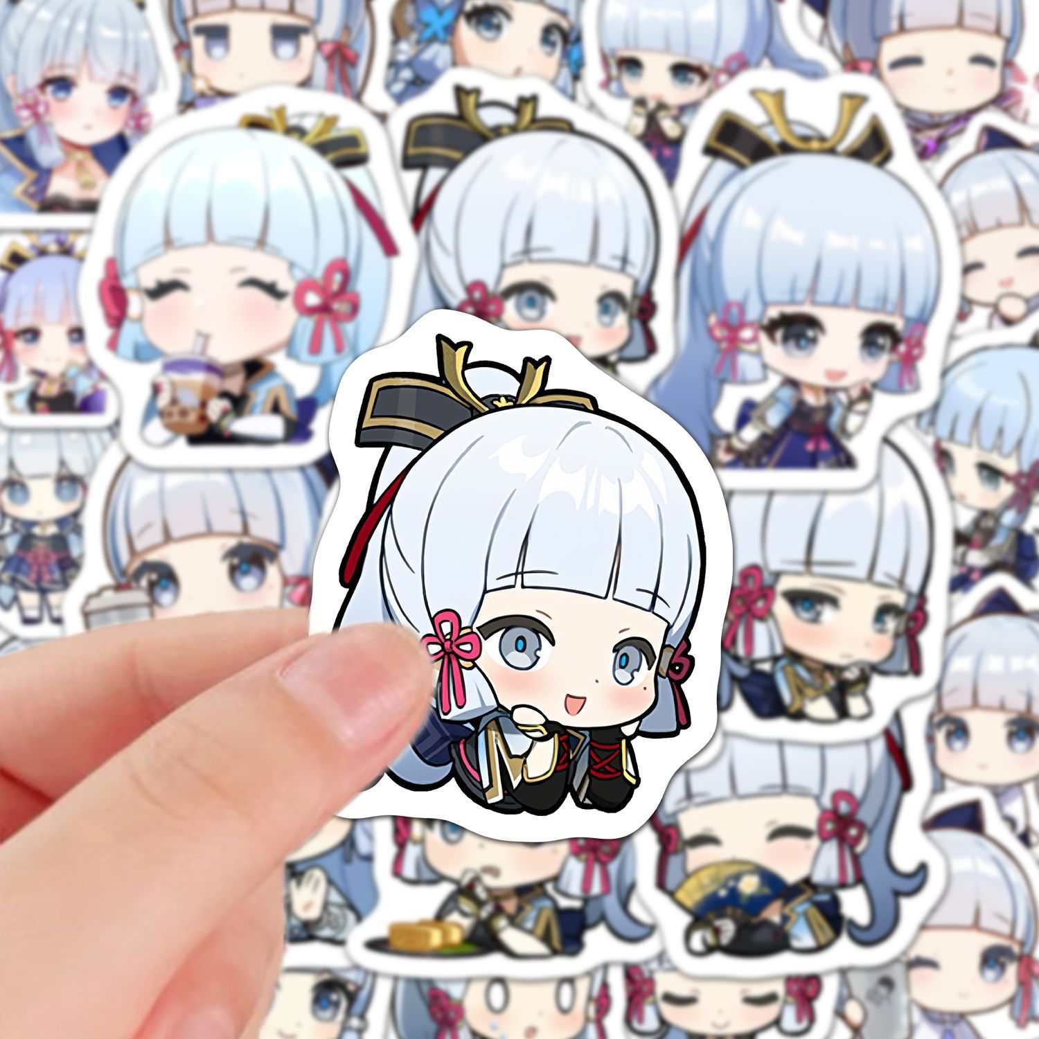 카미사토 아야카 60개입 원신 임팩트 애니메이션 학생  - Laptop Accessories Stickers 리뷰 및 가격