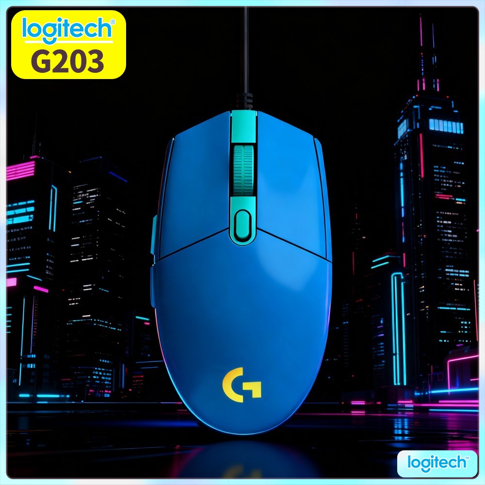로지텍 G203 유선 게이밍 마우스 다양한 RGB 선택 - Logitech Mouse G203 리뷰 및 가격