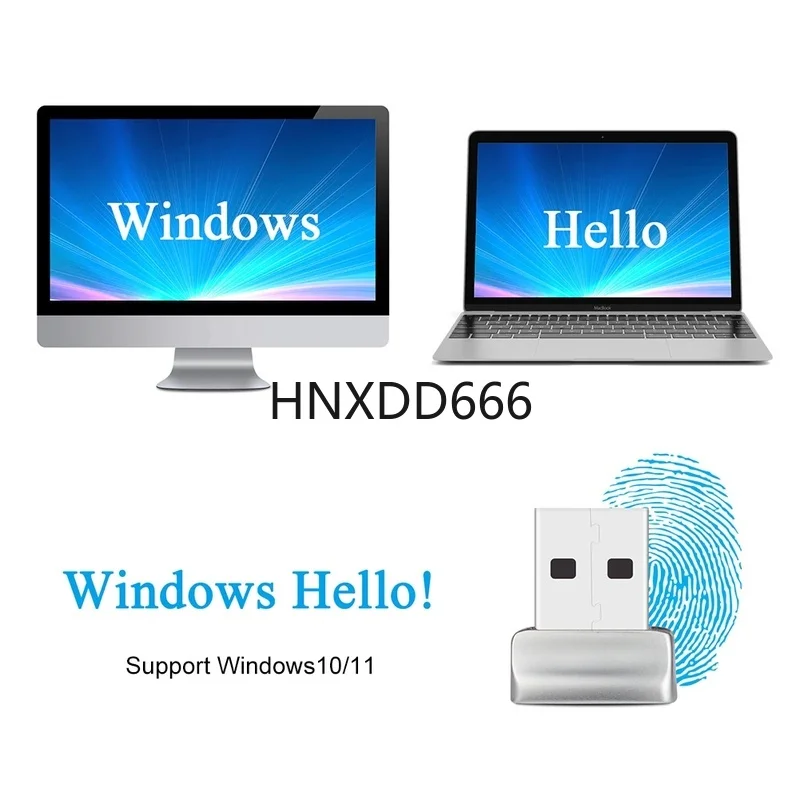 Windows10/11 노트북 PC용 휴대용 USB 생 - Fingerprint Reader Usb 리뷰 및 가격
