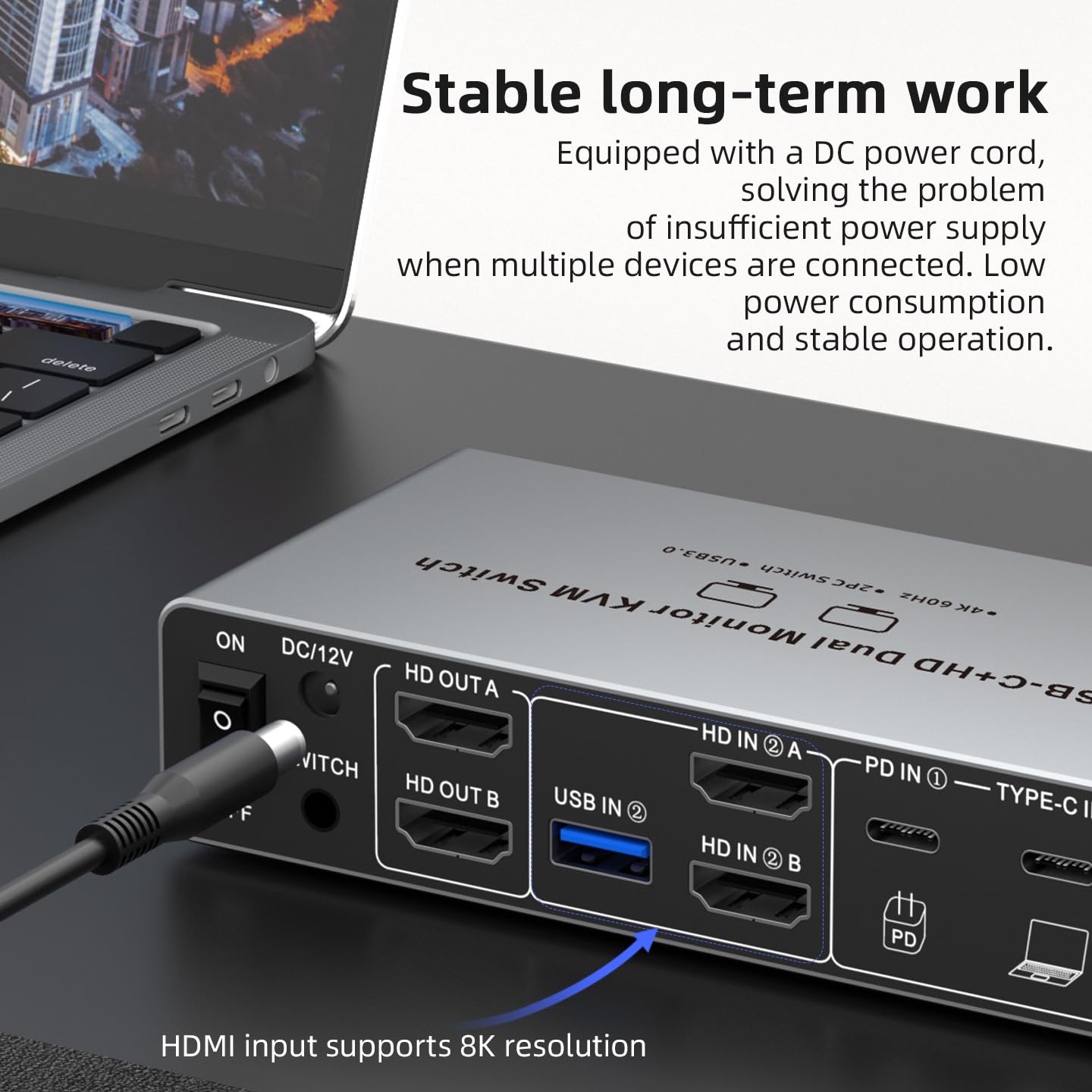 USB C HDMI DP KVM 스위치 2 모니터 2  - Laptop Accessories Women 리뷰 및 가격