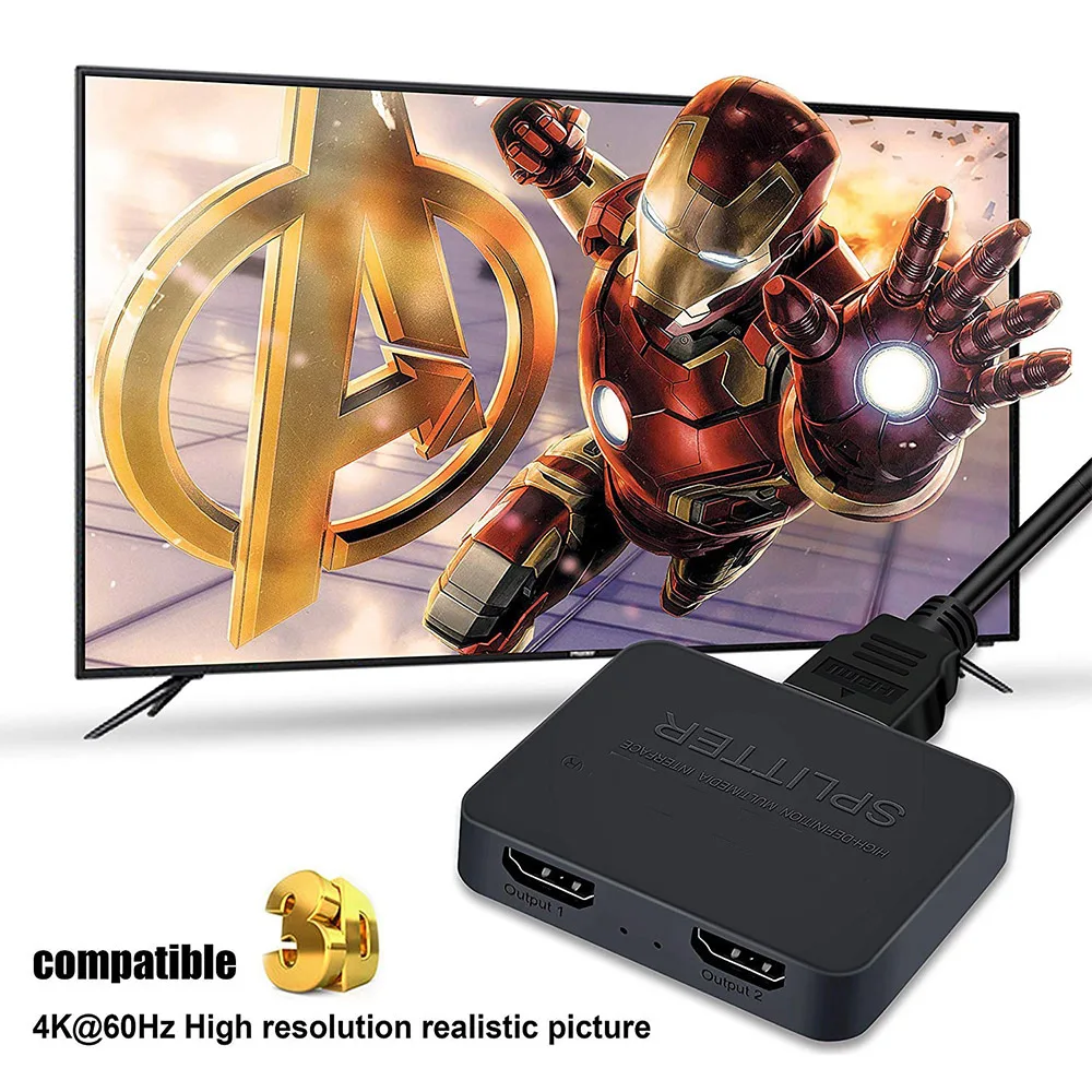 1-in-2-Out 4K 스위치 비디오 HDMI 호환  - Laptop Accessories Distributor 리뷰 및 가격