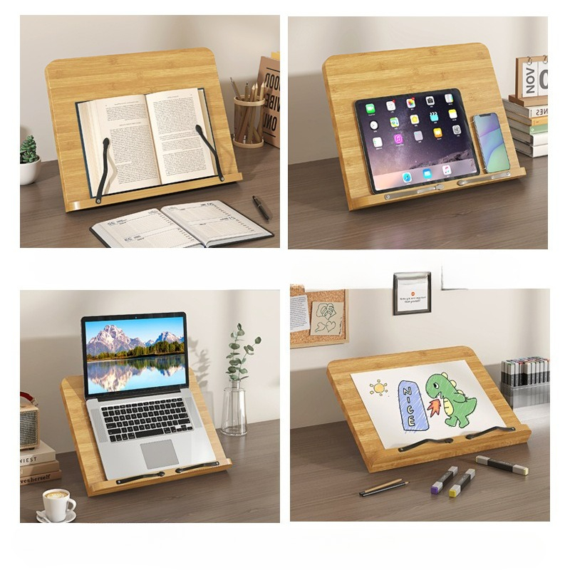 나무 독서대, 다기능 노트북 거치대, 8단계 높이 조절 - Laptop Accessories Distributor 리뷰 및 가격