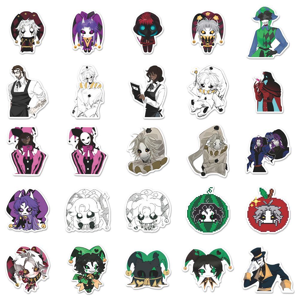 73PCS 프리크 서커스 피에로 애니메이션 스티커 만화 - Laptop Accessories Stickers 리뷰 및 가격