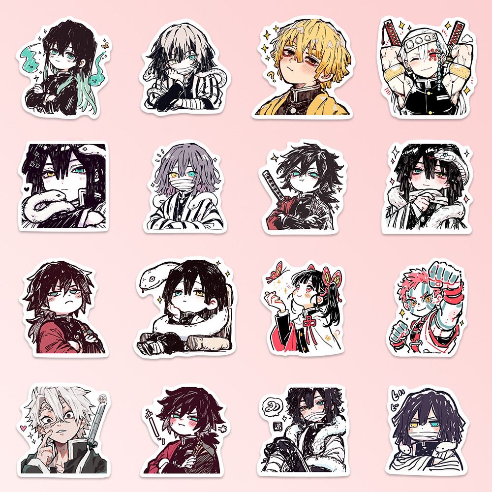 55개입 귀멸의 칼날 카마도 탄지로 애니메이션 스티커  - Laptop Accessories Stickers 리뷰 및 가격