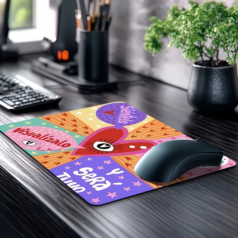 브랜드 이블 아이 마우스 패드 아이언 아트 논슬립 베이 - Laptop Accessories Brand 리뷰 및 가격