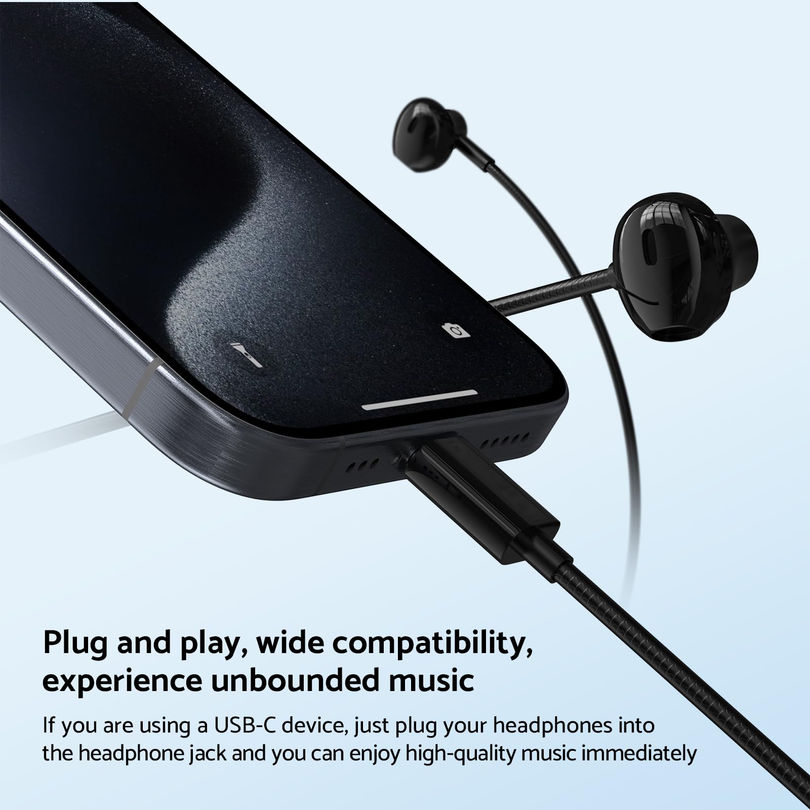 HiFi 서라운드 헤드폰 iPhone 용 베이스 스테레 - Laptop Accessories Headphones 리뷰 및 가격