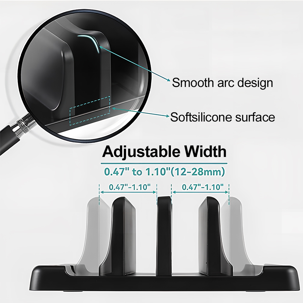 사무실용 ABS 노트북 스탠드 수직형으로 데스크탑 공간 - Laptop Office Accessories 리뷰 및 가격