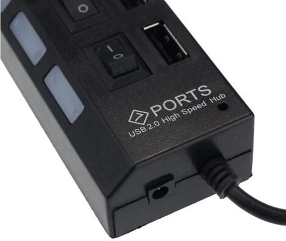 노트북 컴퓨터 액세서리용 7 포트 USB 2.0 허브  - Laptop Office Accessories 리뷰 및 가격