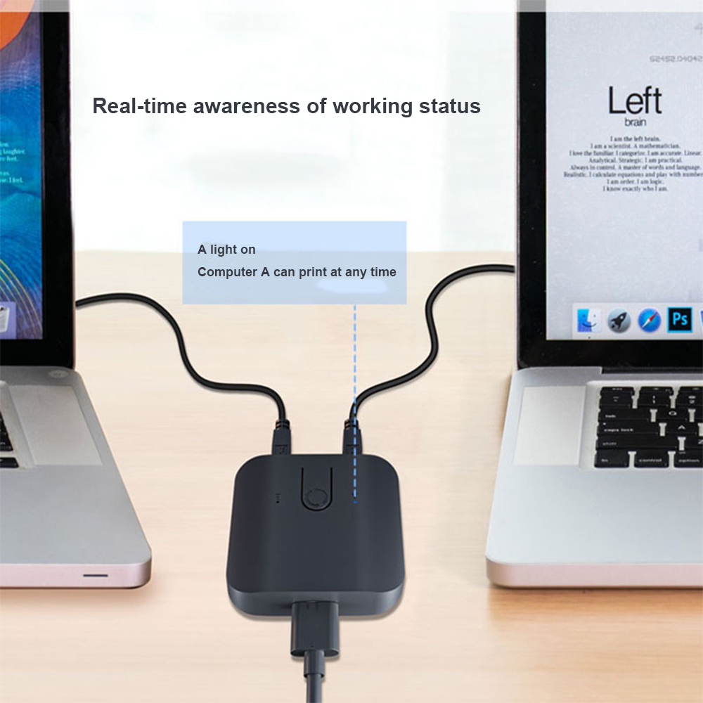 KVM 스위치 박스 선택기 듀얼 USB 스위치, 모니터 - Laptop Accessories Toys 리뷰 및 가격