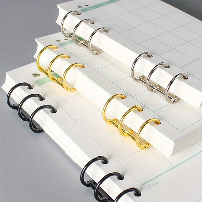 10pcs 금속 루스 리프 북 바인더 링 달력 원형 3 - Laptop Office Accessories 리뷰 및 가격