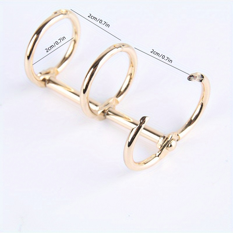 10pcs 금속 루스 리프 북 바인더 링 달력 원형 3 - Laptop Office Accessories 리뷰 및 가격