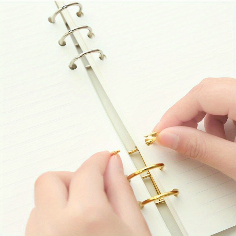 10pcs 금속 루스 리프 북 바인더 링 달력 원형 3 - Laptop Office Accessories 리뷰 및 가격