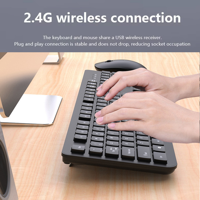 2.4G 무선 키보드 마우스 세트 104키 표준 키보드 - Laptop Accessories Bundle 리뷰 및 가격