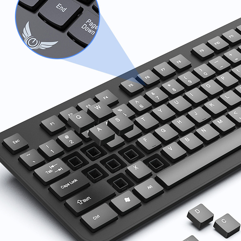 2.4G 무선 키보드 마우스 세트 104키 표준 키보드 - Laptop Accessories Bundle 리뷰 및 가격