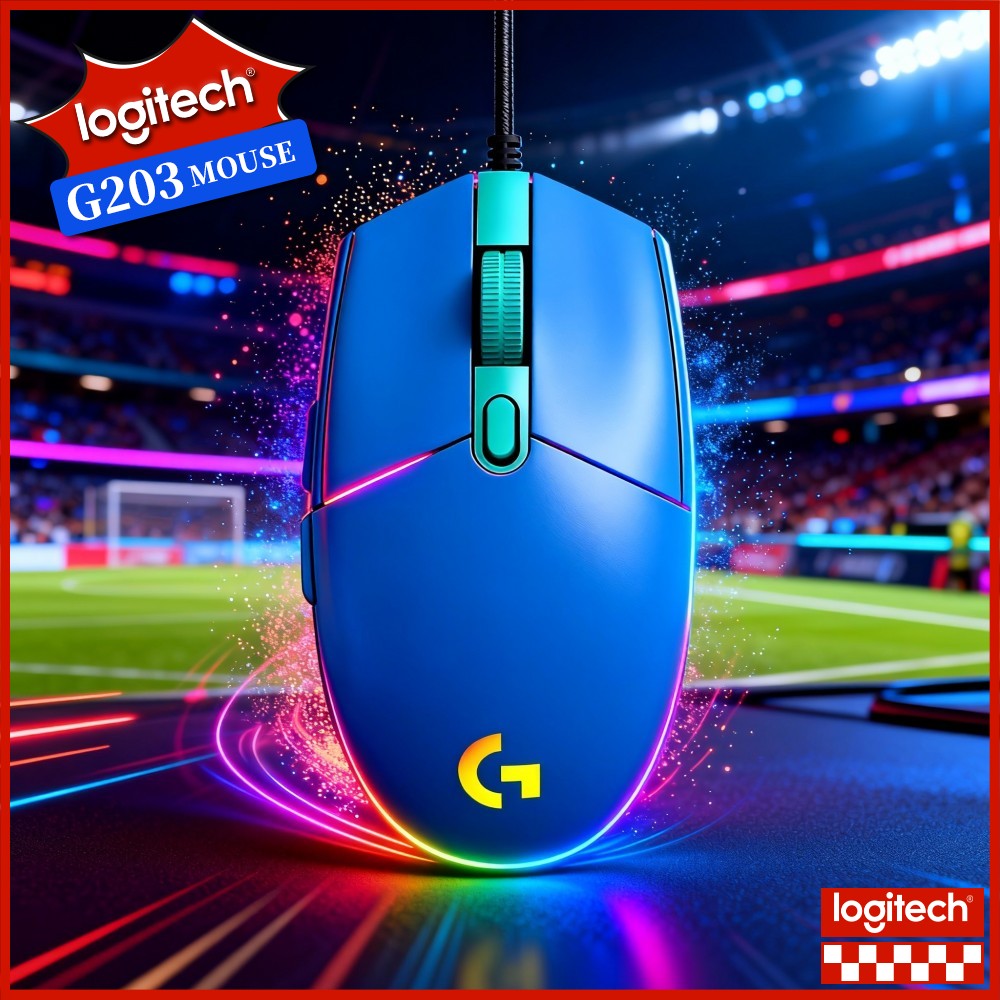 로지텍 G203 유선 게이밍 마우스 소프트 RGB 백라 - Logitech Mouse G203 리뷰 및 가격