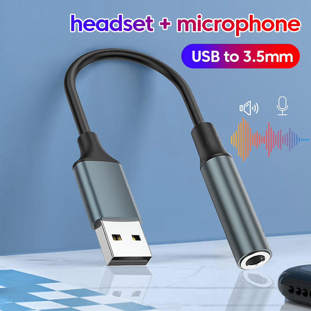 USB to 3.5mm 잭 오디오 어댑터 USB to  - Laptop Accessories Headphones 리뷰 및 가격