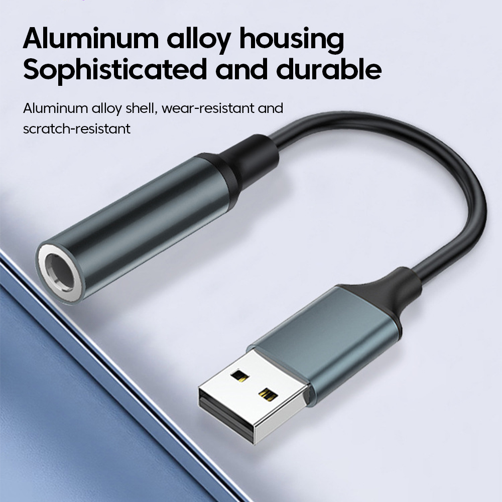 USB to 3.5mm 잭 오디오 어댑터 USB to  - Laptop Accessories Headphones 리뷰 및 가격
