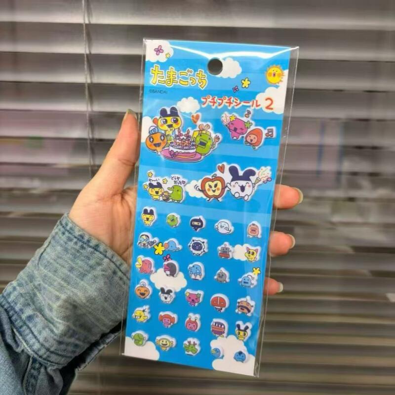6Pcs Tamagotchi 만화 버블 스티커 창의력  - Laptop Accessories Stickers 리뷰 및 가격