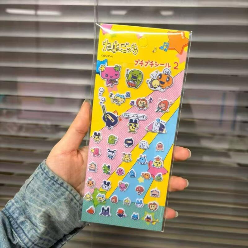 6Pcs Tamagotchi 만화 버블 스티커 창의력  - Laptop Accessories Stickers 리뷰 및 가격