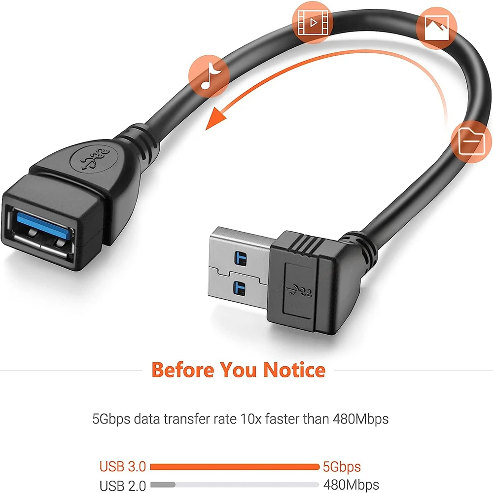0.2M USB 3.0 연장 케이블 위/아래/왼쪽/오른 - Laptop Accessories Women 리뷰 및 가격