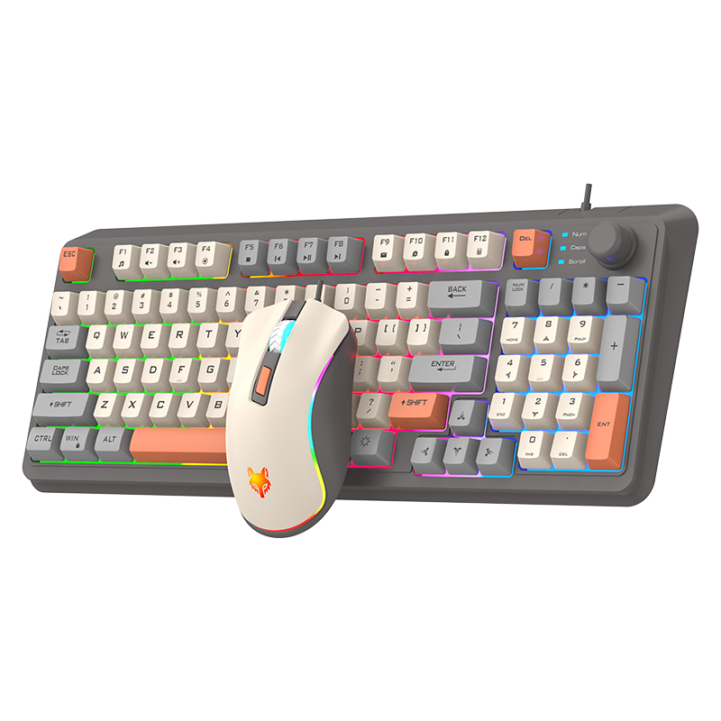 K820 USB 유선 게임 키보드 마우스 세트 조명 데 - Laptop Accessories Women 리뷰 및 가격