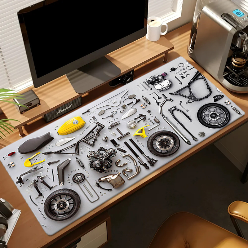 분해도면 고무 마우스 패드 마우스 패드 XXL 게임 액 - Laptop Office Accessories 리뷰 및 가격