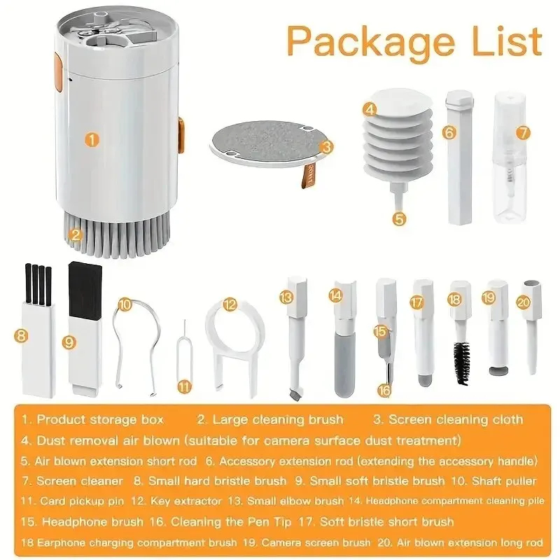 20 in 1 디지털 카메라 블루투스 헤드셋 휴대폰 노 - Laptop Accessories Headphones 리뷰 및 가격
