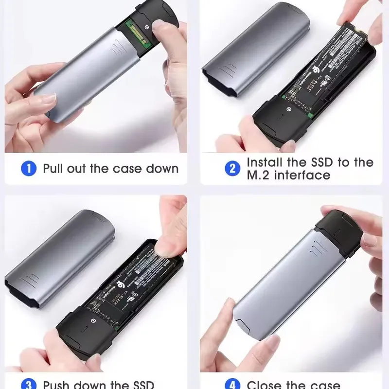 M2 NVMe SSD 인클로저 10Gbps 알루미늄 R - External Nvme Ssd 리뷰 및 가격