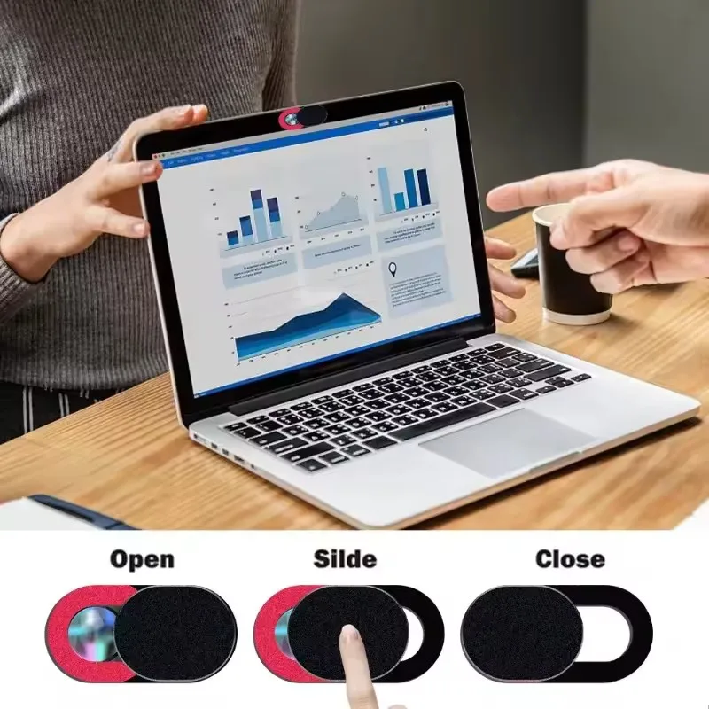 노트북 카메라 프라이버시 커버 웹캠 커버 셔터 접착식  - Laptop Accessories Stickers 리뷰 및 가격