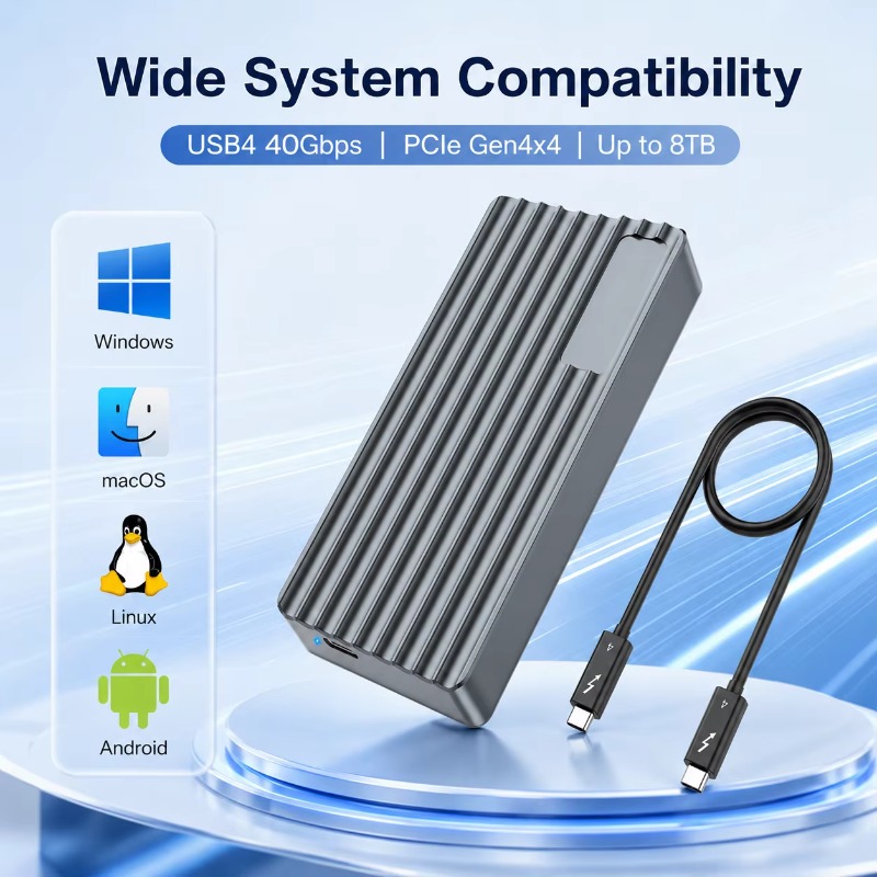 TBT3/USB4 M.2 NVMe SSD 인클로저 40 - External Nvme Ssd 리뷰 및 가격