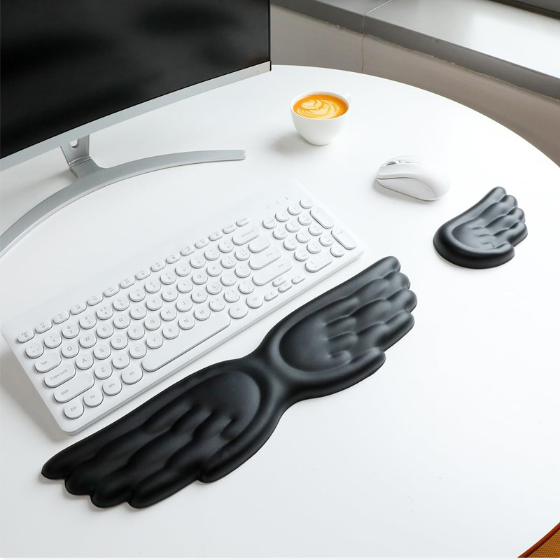 키보드 마우스 손목 받침대 천사 날개 메모리폼 마우스  - Laptop Accessories Distributor 리뷰 및 가격