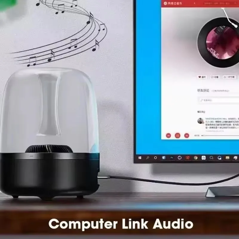AUX 케이블 3.5mm 잭 오디오 케이블 남성-남성  - Laptop Accessories Headphones 리뷰 및 가격