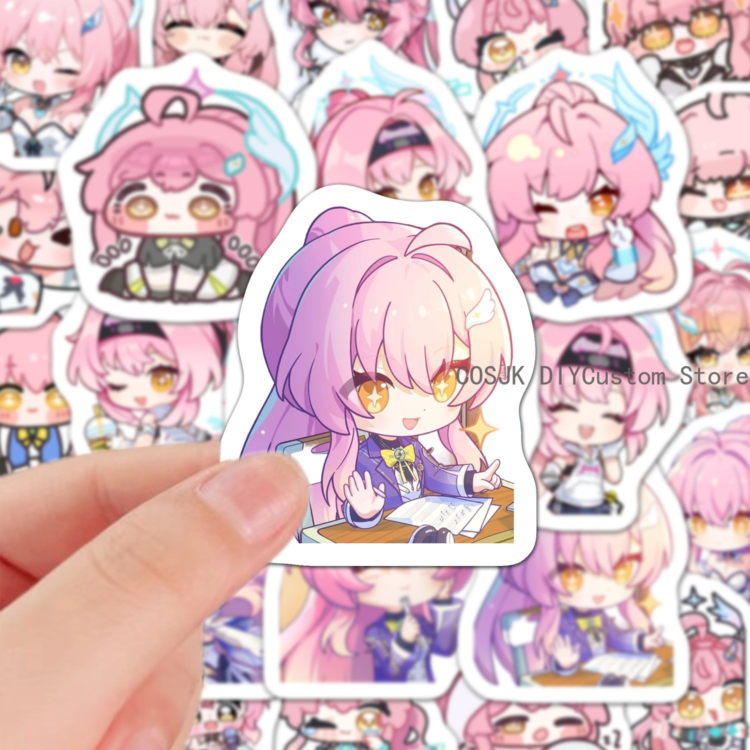 60Pcs 게임 Aemeath Wuthering Wav - Laptop Accessories Stickers 리뷰 및 가격