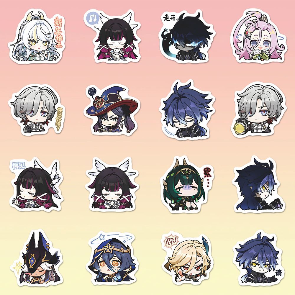64PCS Genshin Impact Moon Maid - Laptop Accessories Stickers 리뷰 및 가격