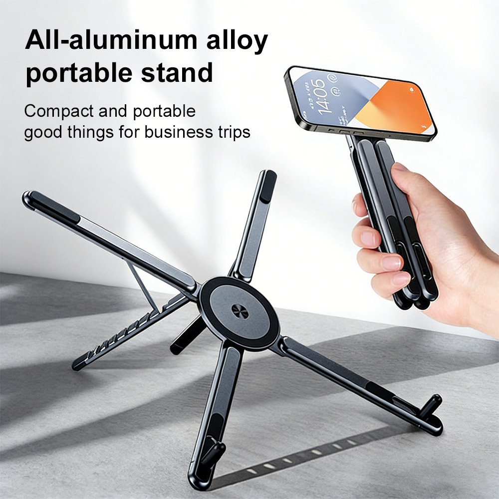 휴대용 자석식 휴대폰 거치대 & 셀카봉 3-in-1 접 - Laptop Office Accessories 리뷰 및 가격